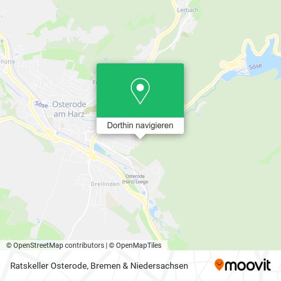 Ratskeller Osterode Karte