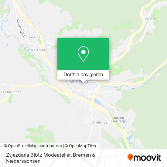 Zvjezdana Blötz Modeatelier Karte