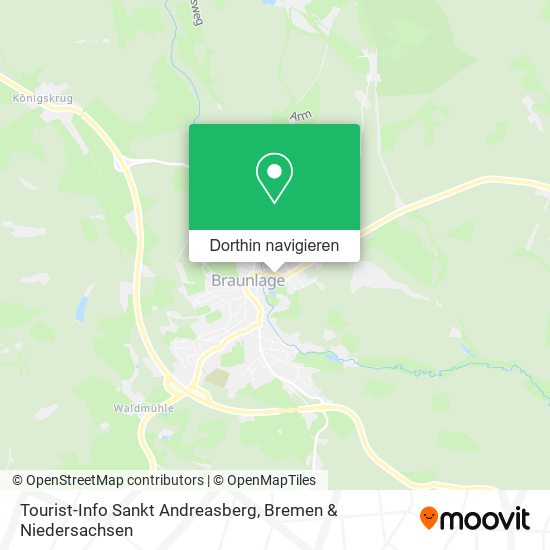 Tourist-Info Sankt Andreasberg Karte