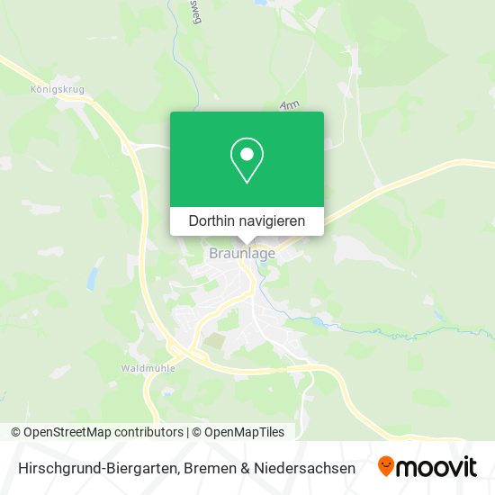 Hirschgrund-Biergarten Karte