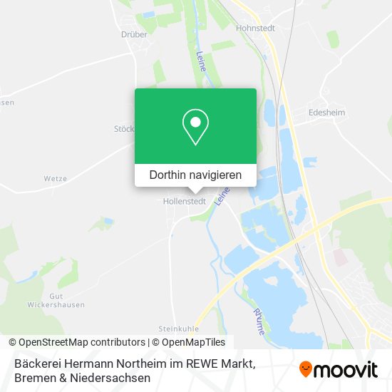 Bäckerei Hermann Northeim im REWE Markt Karte