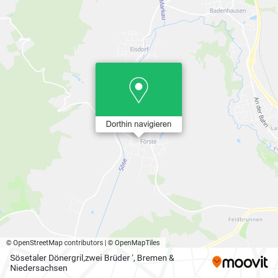 Sösetaler Dönergril,zwei Brüder ' Karte