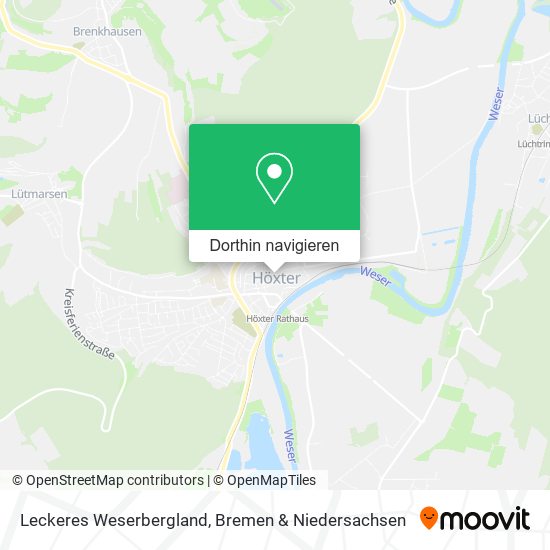 Leckeres Weserbergland Karte