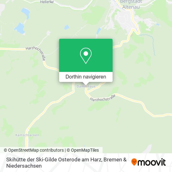 Skihütte der Ski-Gilde Osterode am Harz Karte