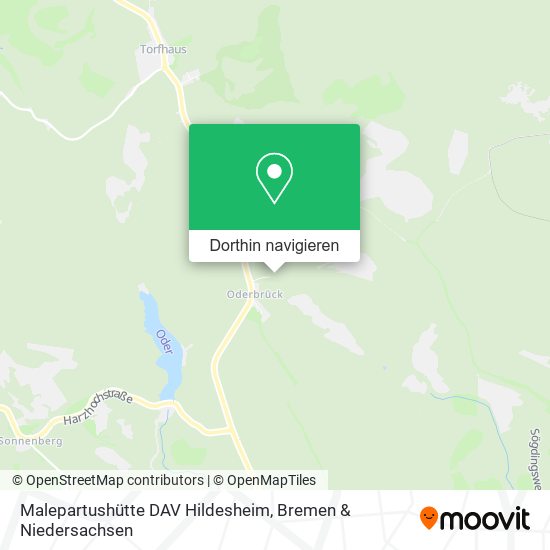 Malepartushütte DAV Hildesheim Karte