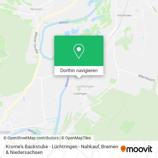 Krome's Backstube - Lüchtringen - Nahkauf Karte