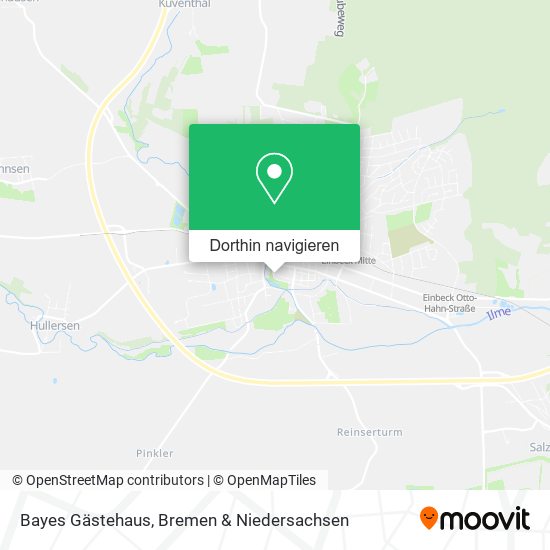 Bayes Gästehaus Karte
