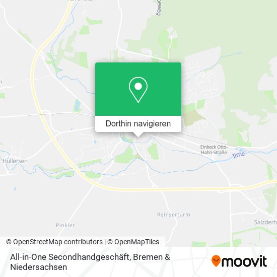 All-in-One Secondhandgeschäft Karte
