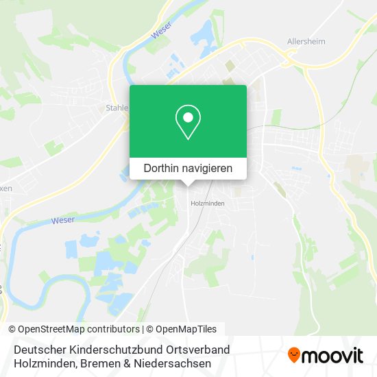 Deutscher Kinderschutzbund Ortsverband Holzminden Karte