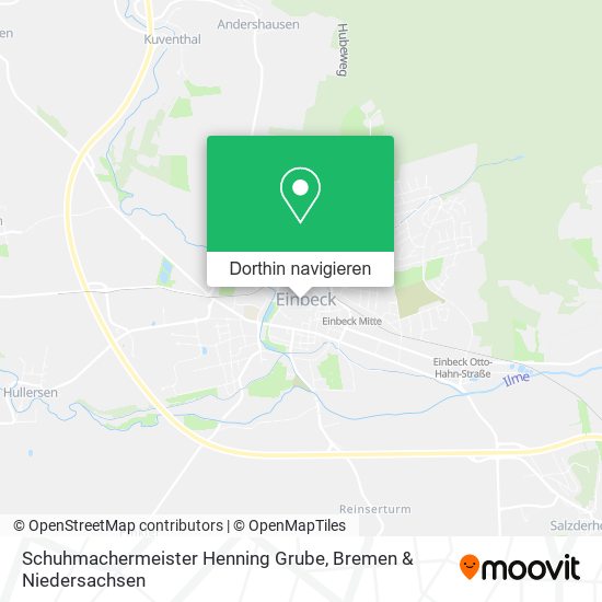 Schuhmachermeister Henning Grube Karte