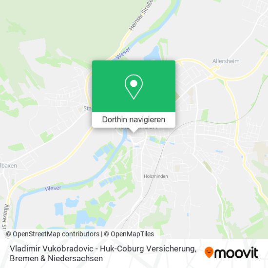 Vladimir Vukobradovic - Huk-Coburg Versicherung Karte