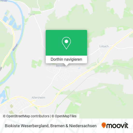 Biokiste Weserbergland Karte