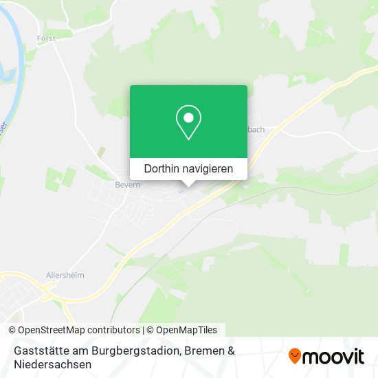 Gaststätte am Burgbergstadion Karte