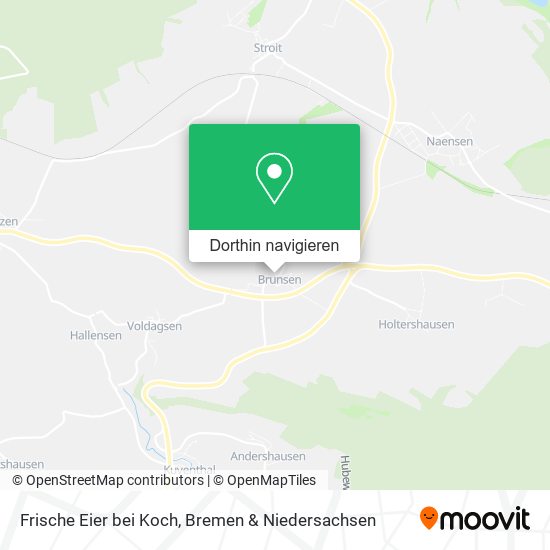 Frische Eier bei Koch Karte