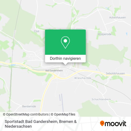 Sportstadt Bad Gandersheim Karte