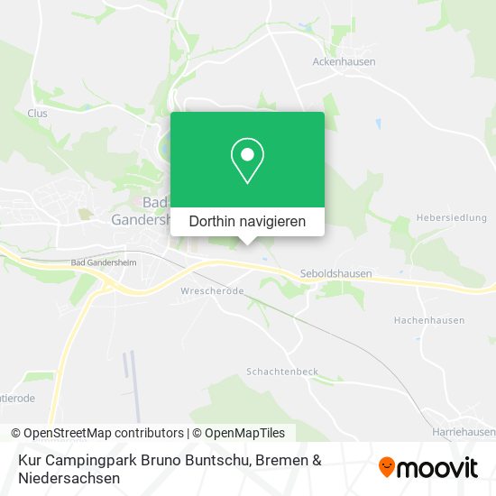 Kur Campingpark Bruno Buntschu Karte