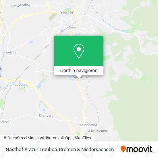 Gasthof Â Žzur Traubeâ Karte