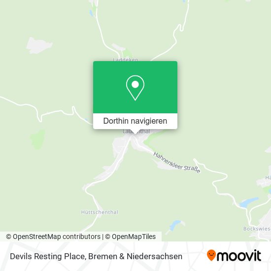 Devils Resting Place Karte