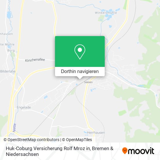 Huk-Coburg Versicherung Rolf Mroz in Karte
