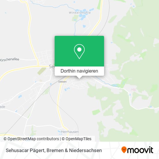 Sehusacar Pägert Karte
