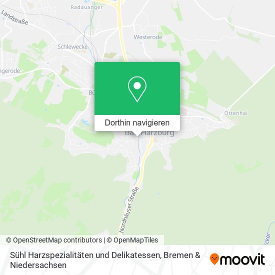 Sühl Harzspezialitäten und Delikatessen Karte