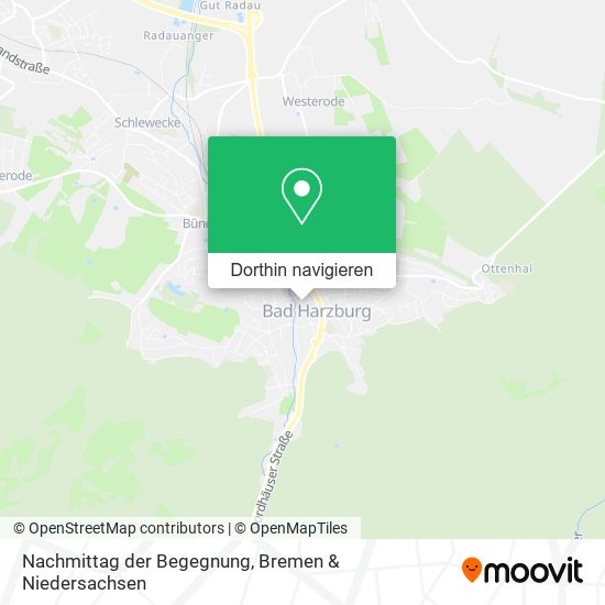 Nachmittag der Begegnung Karte