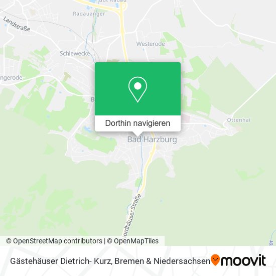Gästehäuser Dietrich- Kurz Karte