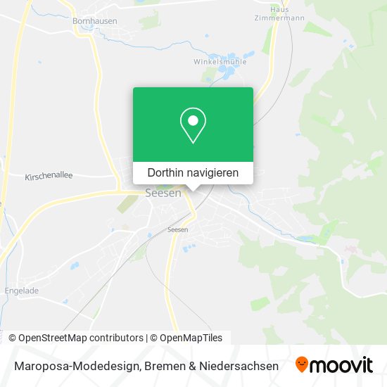 Maroposa-Modedesign Karte