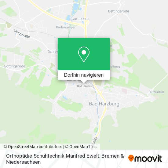 Orthopädie-Schuhtechnik Manfred Ewelt Karte