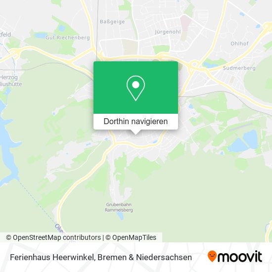 Ferienhaus Heerwinkel Karte