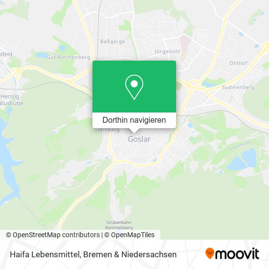 Haifa Lebensmittel Karte