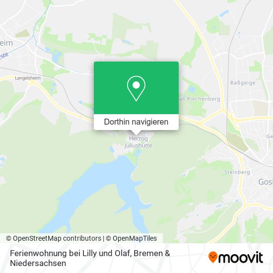 Ferienwohnung bei Lilly und Olaf Karte