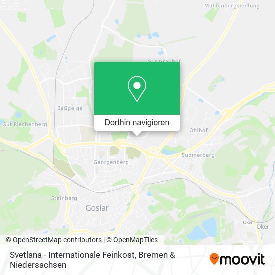 Svetlana - Internationale Feinkost Karte