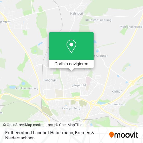 Erdbeerstand Landhof Habermann Karte
