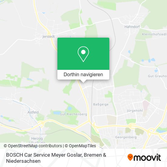 BOSCH Car Service Meyer Goslar Karte