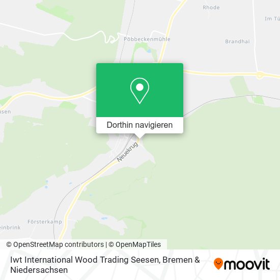 Iwt International Wood Trading Seesen Karte