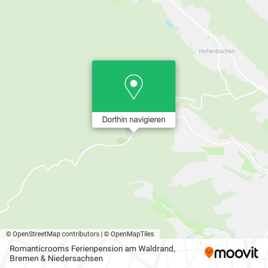 Romanticrooms Ferienpension am Waldrand Karte