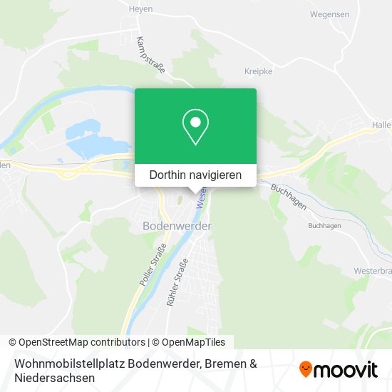 Wohnmobilstellplatz Bodenwerder Karte