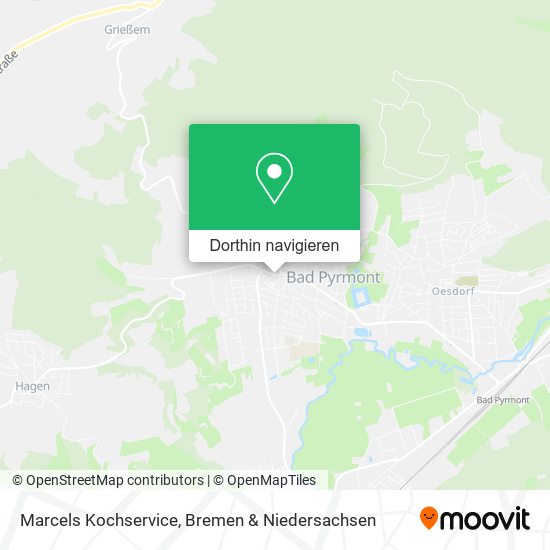 Marcels Kochservice Karte