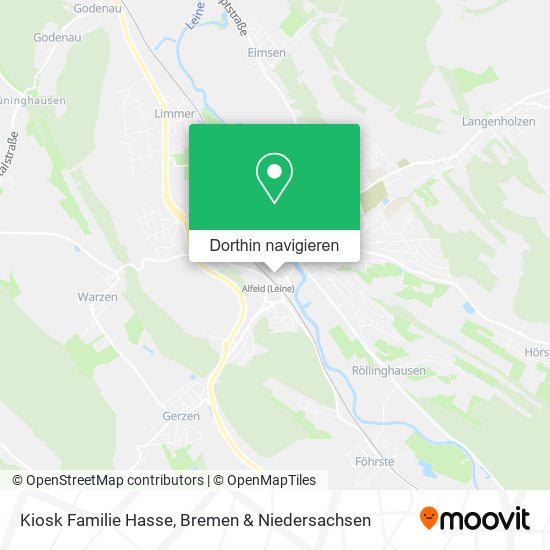 Kiosk Familie Hasse Karte