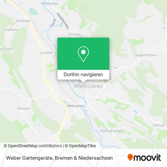 Weber Gartengeräte Karte
