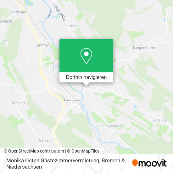 Monika Osten Gästezimmervermietung Karte