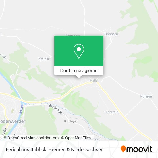 Ferienhaus Ithblick Karte