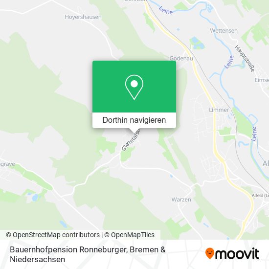 Bauernhofpension Ronneburger Karte