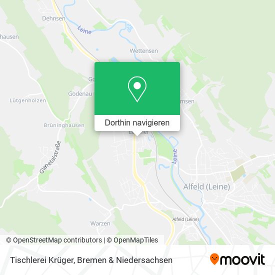 Tischlerei Krüger Karte