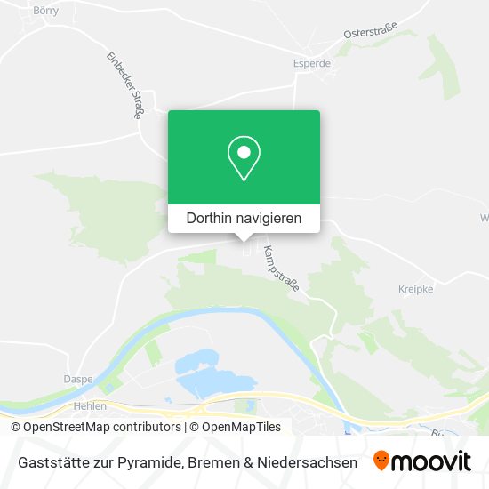 Gaststätte zur Pyramide Karte