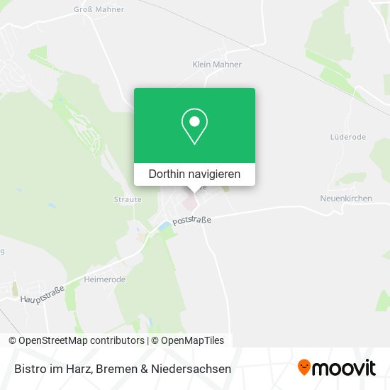 Bistro im Harz Karte