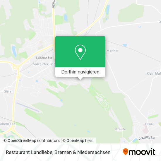 Restaurant Landliebe Karte