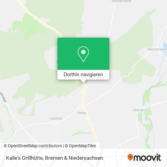 Kalle's Grillhütte Karte