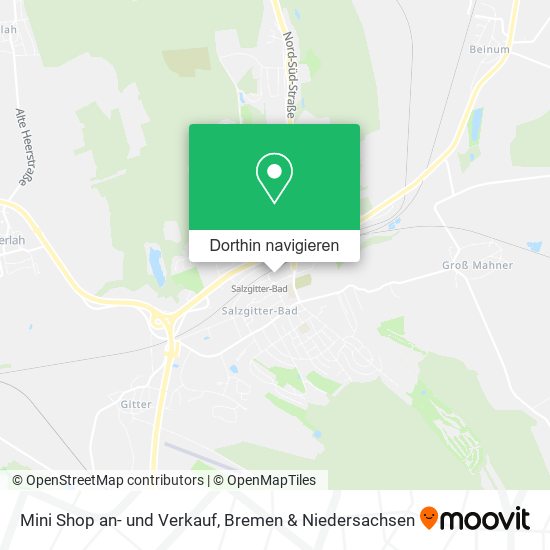 Mini Shop an- und Verkauf Karte